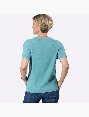 Pull à Manches Courtes 50% Coton - Taille Standard - Witt