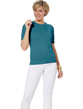 Pull à Manches Courtes 50% Coton - Taille Standard - Witt