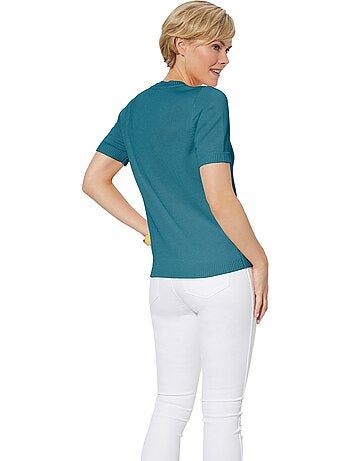 Pull à Manches Courtes 50% Coton - Taille Standard - Witt