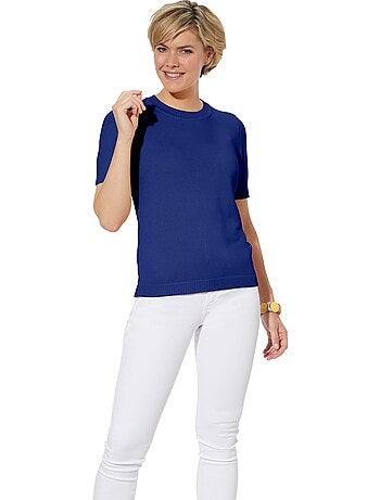 Pull à Manches Courtes 50% Coton - Taille Standard - Witt