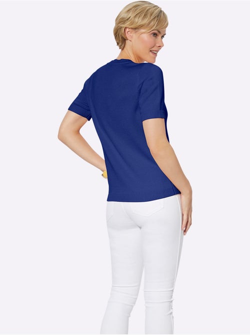 Pull à Manches Courtes 50% Coton - Taille Standard - Witt - Kiabi