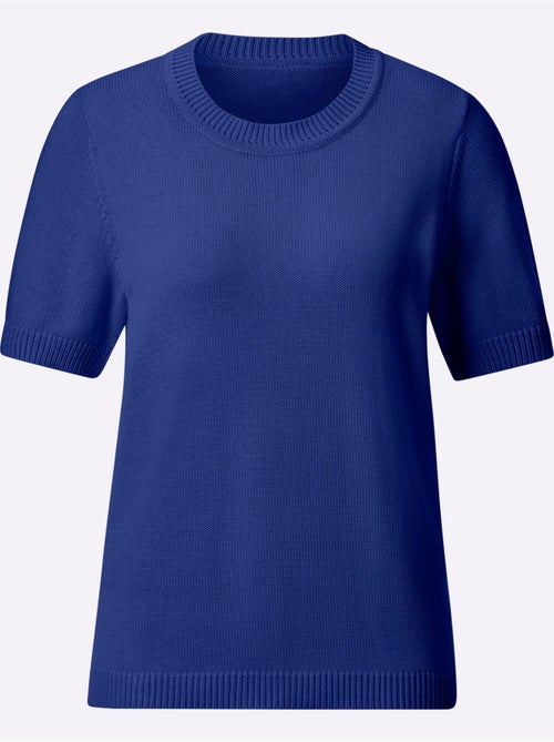 Pull à Manches Courtes 50% Coton - Taille Standard - Witt - Kiabi