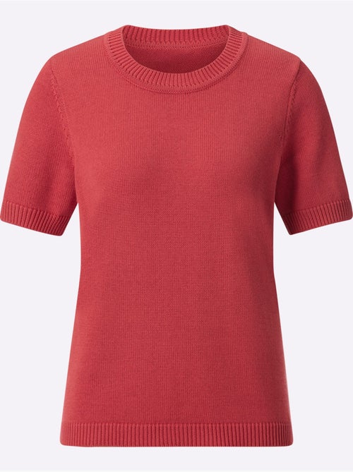 Pull à Manches Courtes 50% Coton - Taille Standard - Witt - Kiabi