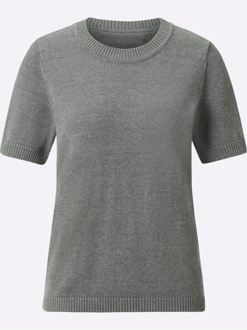 Pull à Manches Courtes 50% Coton - Taille Standard - Witt - Kiabi