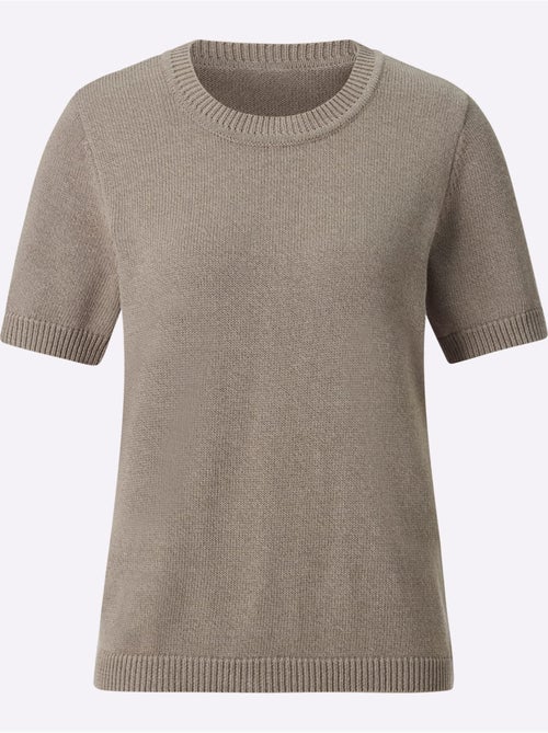 Pull à Manches Courtes 50% Coton - Taille Standard - Witt - Kiabi