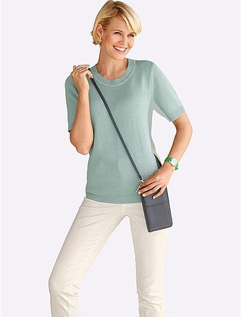 Pull à Manches Courtes 50% Coton - Taille Standard - Witt