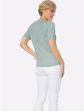 Pull à Manches Courtes 50% Coton - Taille Standard - Witt