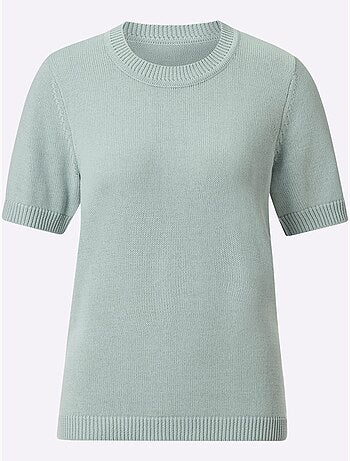 Pull à Manches Courtes 50% Coton - Taille Standard - Witt