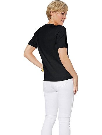 Pull à Manches Courtes 50% Coton - Taille Standard - Witt