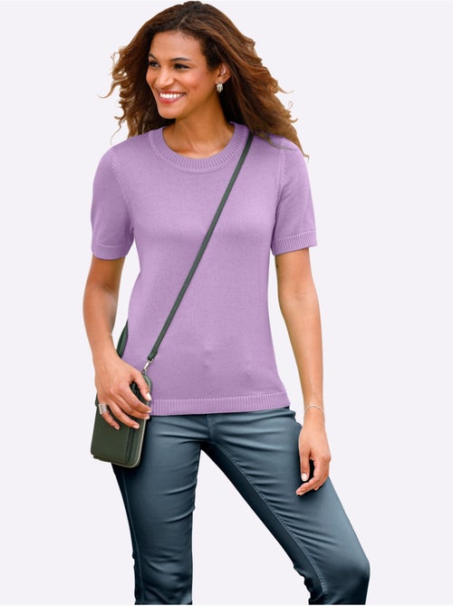 Pull à Manches Courtes 50% Coton - Taille Standard - Witt - Kiabi