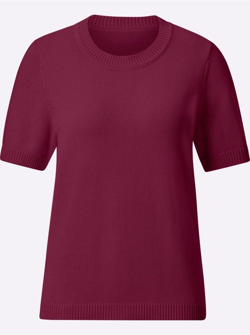 Pull à Manches Courtes 50% Coton - Taille Standard - Witt - Kiabi