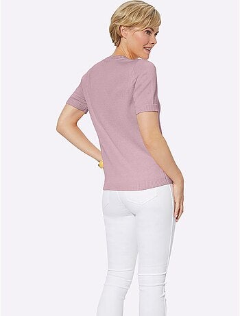 Pull à Manches Courtes 50% Coton - Taille Standard - Witt