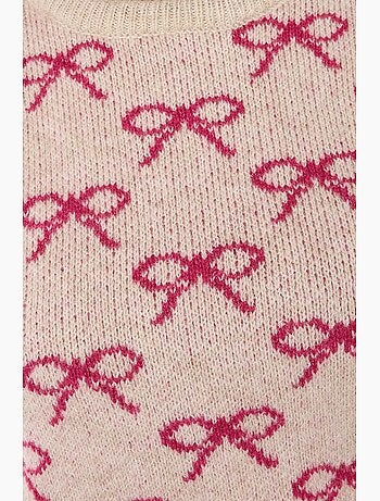 Pull à manches courtes à motif nœud hiccup