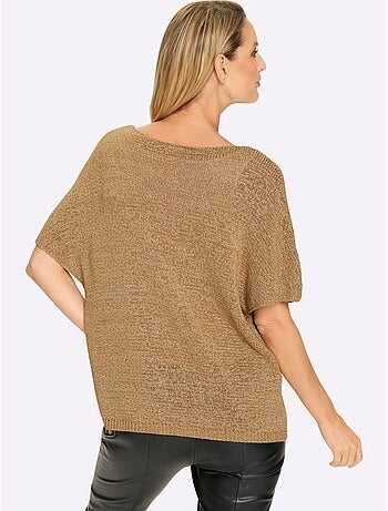 Pull à Manches Courtes Mancherons Tendance - Taille Standard - Helline