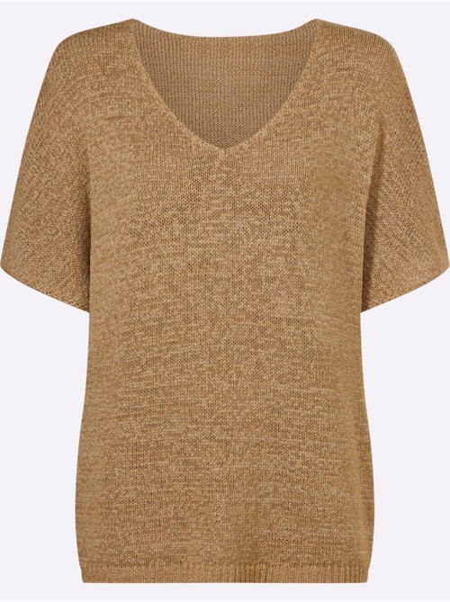 Pull à Manches Courtes Mancherons Tendance - Taille Standard - helline - Kiabi