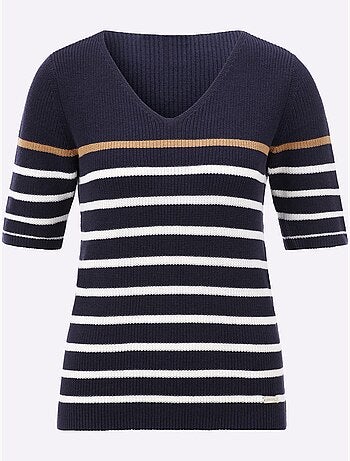 Pull à Manches Courtes Toucher Doux - Taille Standard - Witt