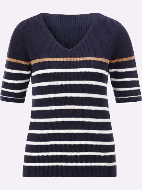 Pull à Manches Courtes Toucher Doux - Taille Standard - Witt - Kiabi Pull à Manches Courtes Toucher Doux - Taille Standard - Witt - Kiabi