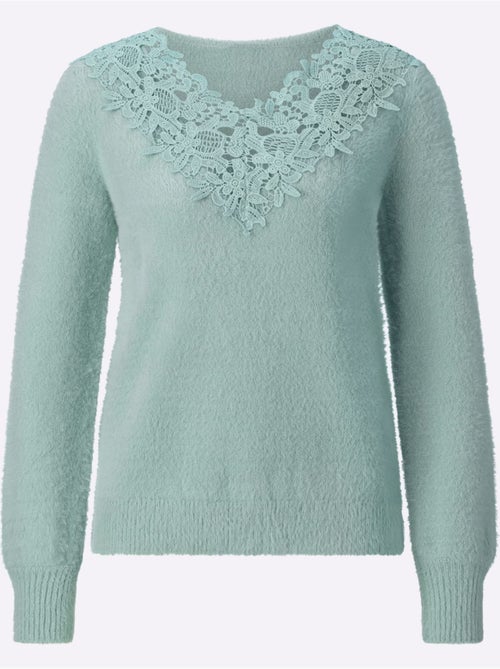 Pull à Manches Longues 25% Lyocell - Helline - Kiabi Pull à Manches Longues 25% Lyocell - Helline - Kiabi