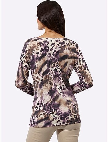 Pull à Manches Longues 30% Laine - Taille Standard - Helline