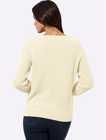 Pull à Manches Longues 30% Laine - Taille Standard - Helline