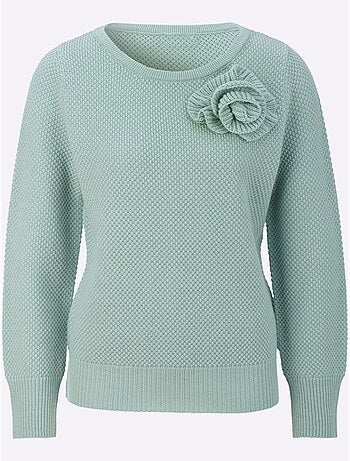Pull à Manches Longues 30% Laine - Taille Standard - Helline