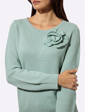 Pull à Manches Longues 30% Laine - Taille Standard - Helline