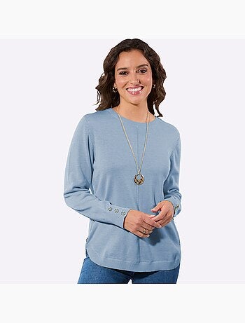 Pull à Manches Longues 50% Coton - Taille Standard - Witt