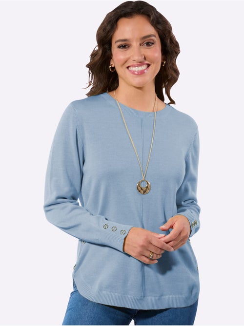 Pull à Manches Longues 50% Coton - Taille Standard - Witt - Kiabi
