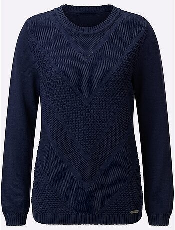 Pull à Manches Longues 50% Coton - Taille Standard - Witt