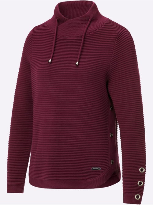 Pull à manches longues 50% coton - taille standard - witt - Kiabi Pull à manches longues 50% coton - taille standard - witt - Kiabi