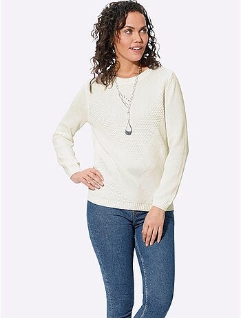 Pull à manches longues 50% coton - taille standard - witt