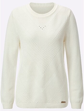 Pull à manches longues 50% coton - taille standard - witt