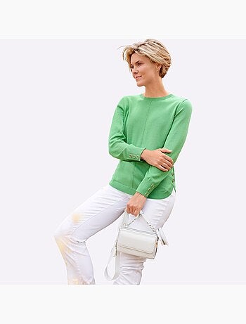 Pull à Manches Longues 50% Coton - Taille Standard - Witt