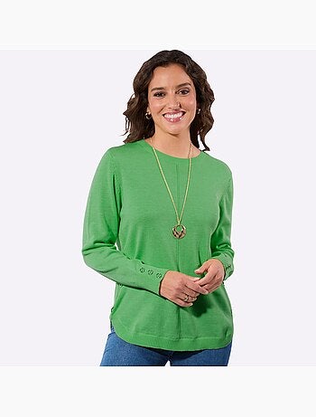 Pull à Manches Longues 50% Coton - Taille Standard - Witt