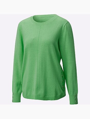 Pull à Manches Longues 50% Coton - Taille Standard - Witt