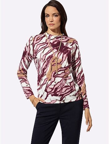 Pull à Manches Longues 50% Lyocell - Taille Standard - Helline