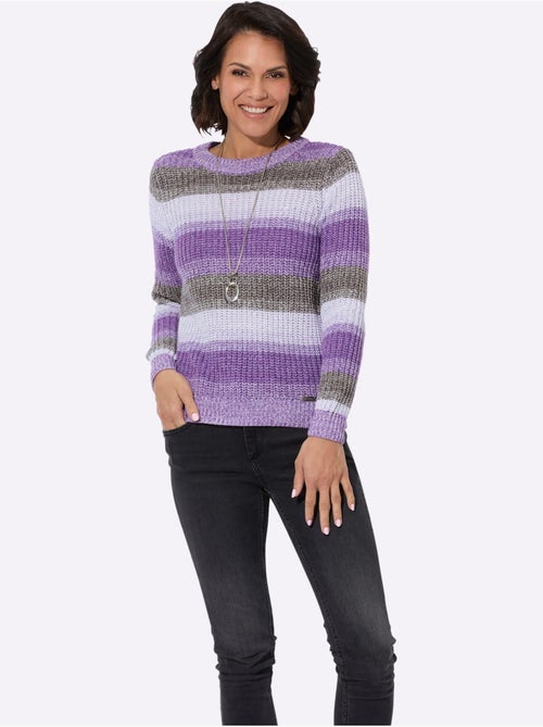 Pull à manches longues 55% coton - taille standard - witt - Kiabi
