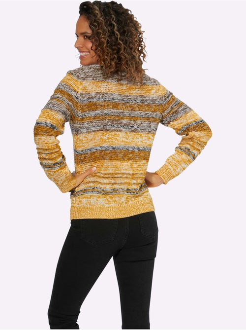Pull à manches longues 58% coton - taille standard - witt - Kiabi Pull à manches longues 58% coton - taille standard - witt - Kiabi
