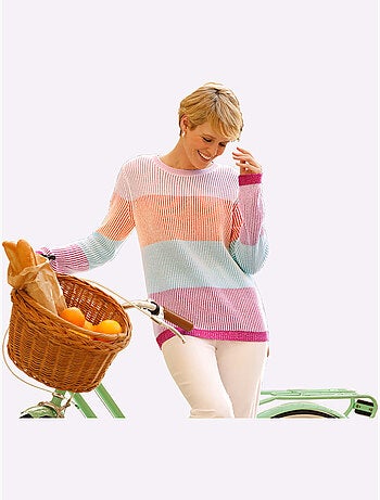 Pull à Manches Longues 60% Coton - Taille Standard - Moda Vilona
