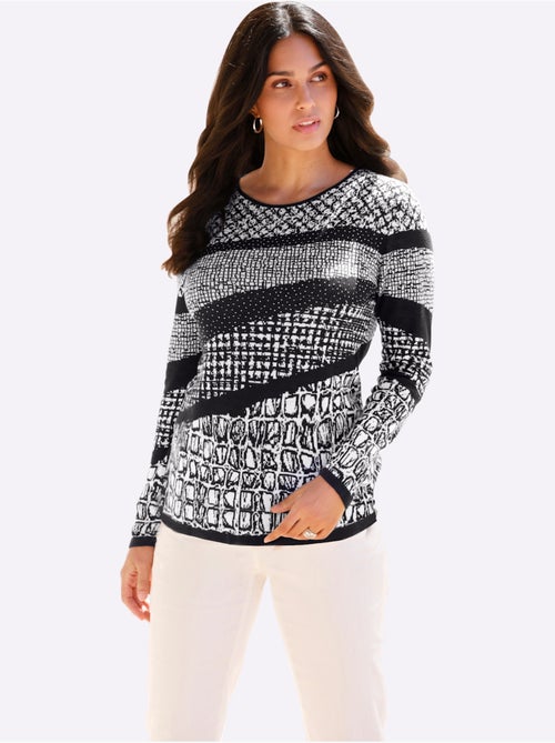 Pull à Manches Longues 60% Viscose - Taille Standard - Witt - Kiabi