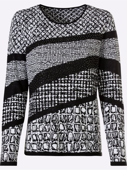 Pull à Manches Longues 60% Viscose - Taille Standard - Witt - Kiabi