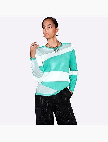 Pull à Manches Longues 96% Coton - Taille Standard - helline