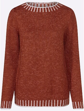 Pull à Manches Longues Avec Laine - Taille Standard - Witt