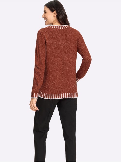 Pull à Manches Longues Avec Laine - Taille Standard - Witt - Kiabi Pull à Manches Longues Avec Laine - Taille Standard - Witt - Kiabi