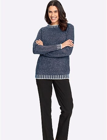 Pull à Manches Longues Avec Laine - Taille Standard - Witt