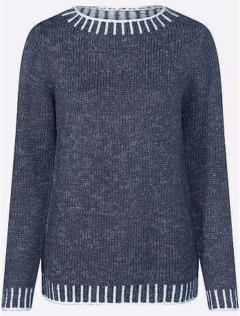 Pull à Manches Longues Avec Laine - Taille Standard - Witt