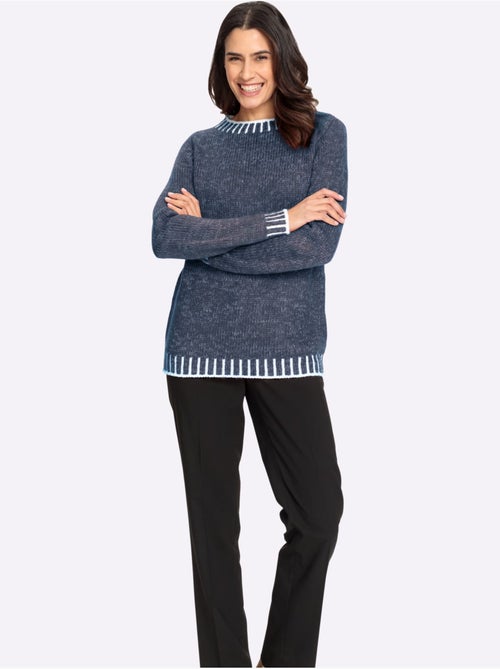 Pull à Manches Longues Avec Laine - Taille Standard - Witt - Kiabi Pull à Manches Longues Avec Laine - Taille Standard - Witt - Kiabi