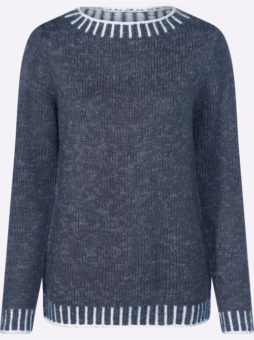 Pull à Manches Longues Avec Laine - Taille Standard - Witt - Kiabi Pull à Manches Longues Avec Laine - Taille Standard - Witt - Kiabi
