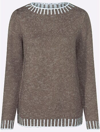 Pull à Manches Longues Avec Laine - Taille Standard - Witt