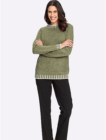 Pull à Manches Longues Avec Laine - Taille Standard - Witt